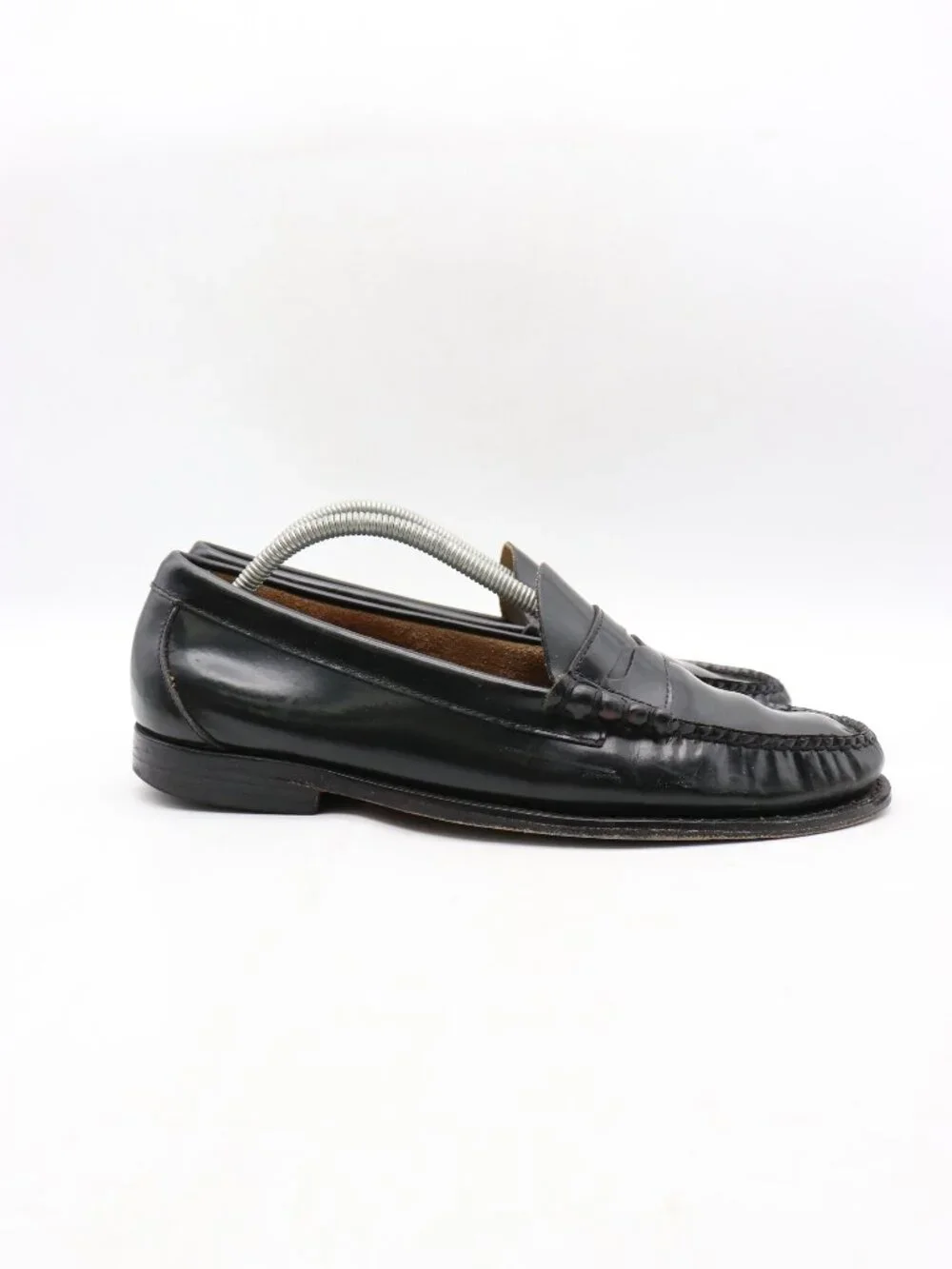 G.H. Bass Weejuns Penny Loafers Mens 10.5 D Black Leather Classic Slip On